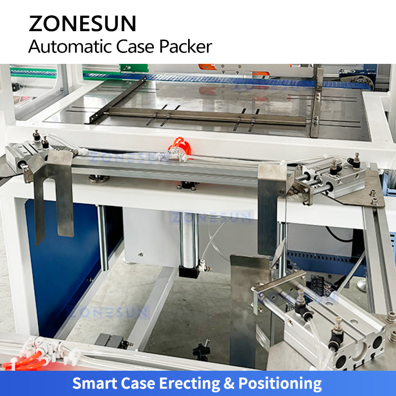 ZONESUN ZS-CSPM6 Automatic Bottle Case Packing Machine High-Speed Servo Top Load Case Packer  ZONESUNPRO