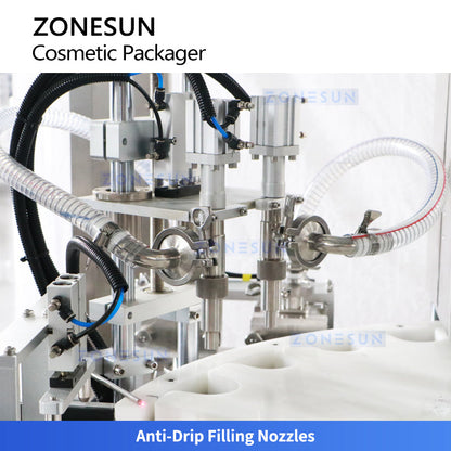 ZONESUN Automatic Hair Serums Filling Sealing Capping Machine