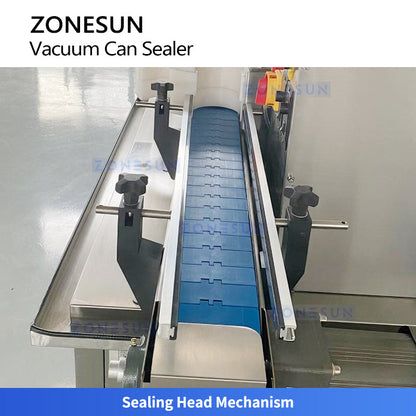ZONESUN automatic vacuum can sealing machine 