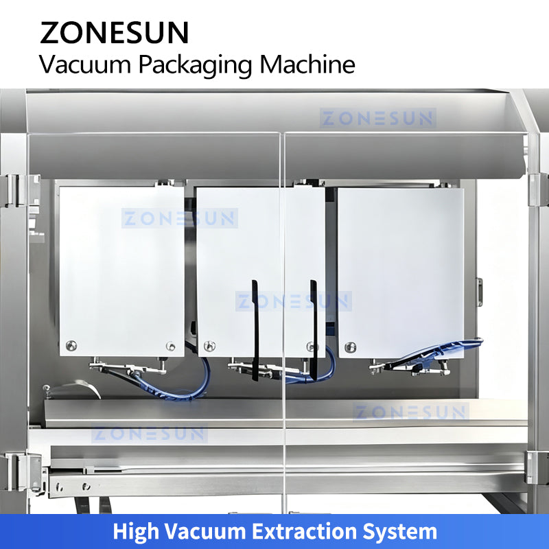 ZONESUN ZS-AFS015 Automatic Three-Chamber Vacuum Pouch Packaging Machine