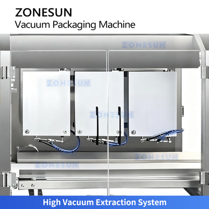ZONESUN ZS-AFS015 Automatic Three-Chamber Vacuum Pouch Packaging Machine