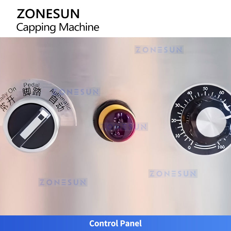 ZONESUN ZS-XG11 Compact Nail Polish Bottle Capping Machine for Cosmetic Bottle Capper