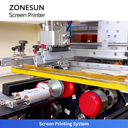 ZONESUN ZS-SWP3 Automatic Screen Printing Machine for Bottles and Tubes