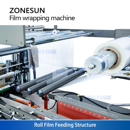 ZS-MSFM730 High-Speed Automatic Transparent Film Overwrapping Machine for Boxes