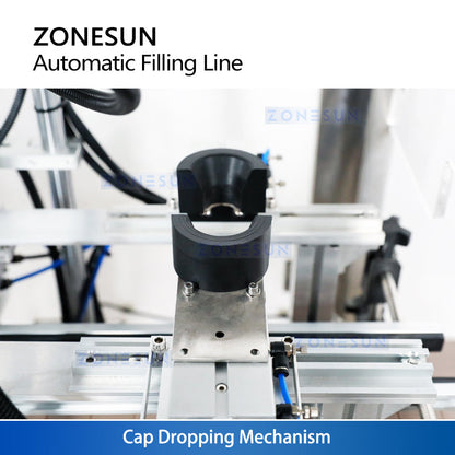 ZONESUN ZS-FAL180V16 Automatic Liquid Filling Capping and Checkweighing Production Line