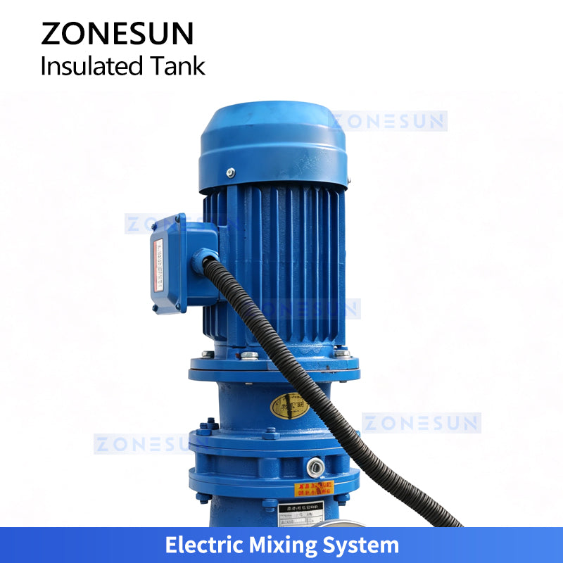 ZONESUN ZS-MB200LH Stainless Steel Liquid & Paste Premixing and Heating Tank