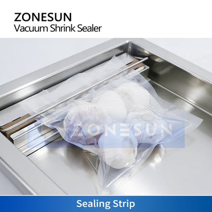 ZONESUN ZS-DZ260 Table-style Vacuum Packing Machine Stainless Steel Body Vacuum Sealing Machine For Food Vegetable