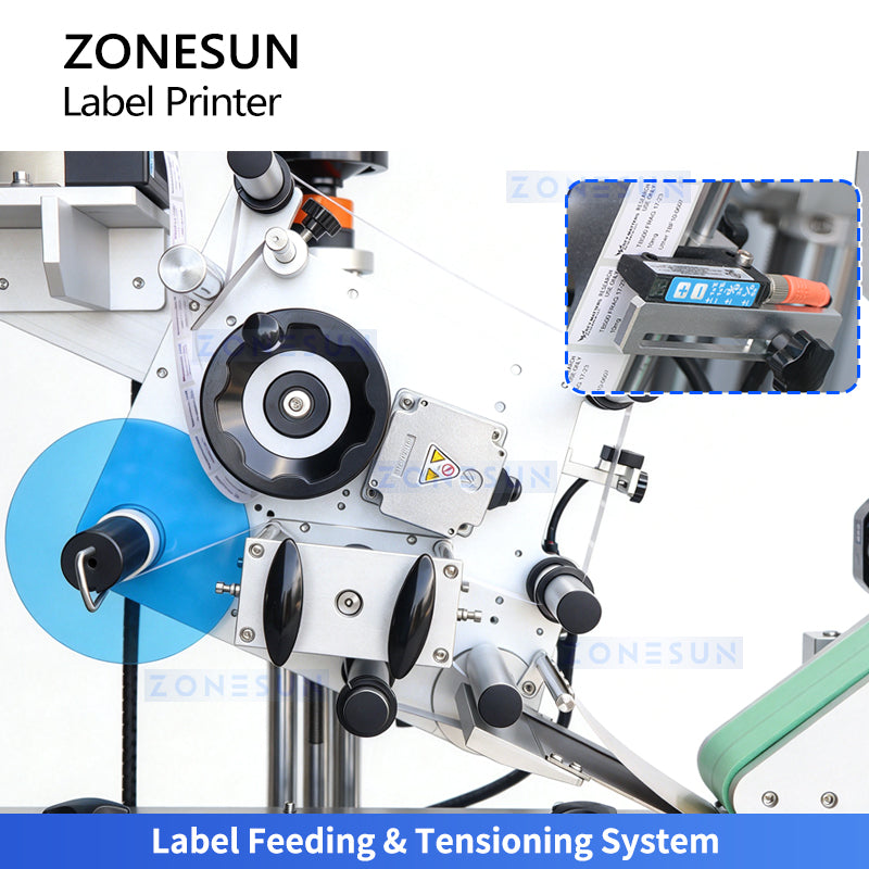 ZONESUN ZS-TB823R Automatic Vial & Small Bottle Print and Apply Labeling Machine