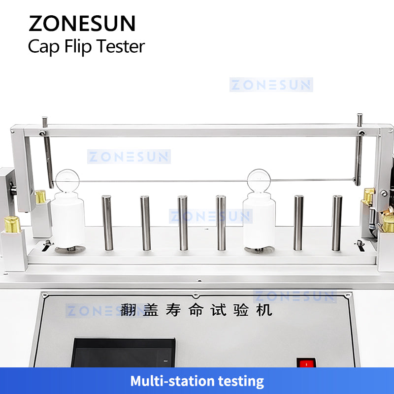 Flip Cap Tester for Cosmetic Bottle Cap Durability