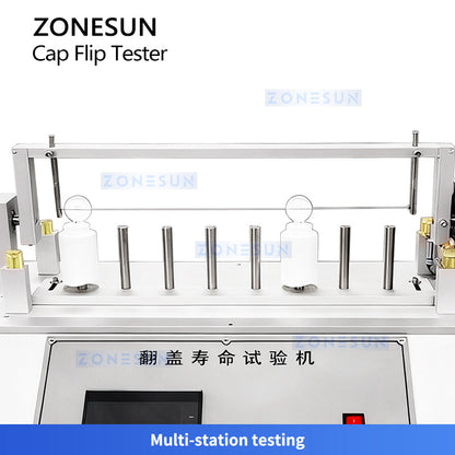 Flip Cap Tester for Cosmetic Bottle Cap Durability