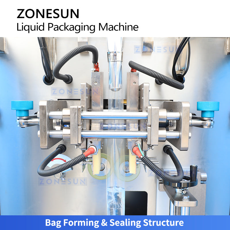 ZONESUN ZS-FS220UB Automatic Liquid Packaging Machine Servo Gear Pump High Speed VFFS Packing System