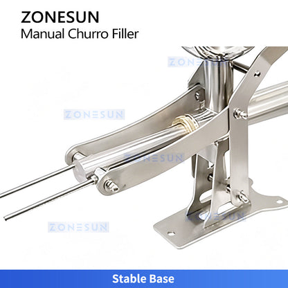 ZONESUN ZS-CZI4 Manual Cream Filling Injector for Bakery Use Donuts, Churros Puffs & Cakes Paste with Precision Dosing System