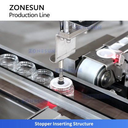 ZONESUN ZS-FAL180V2 Cosmetic Cream Packaging Production Line Filling Capping Labeling Machine Line for Cosmetic Bottle Automatic Skincare Production