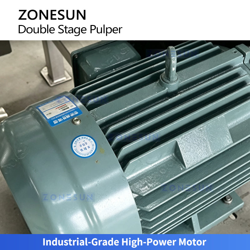 ZONESUN ZS-ZJ02 Fruit Pulper Machine Applications Tomato, Mango, Berry & Soft Fruit Processing