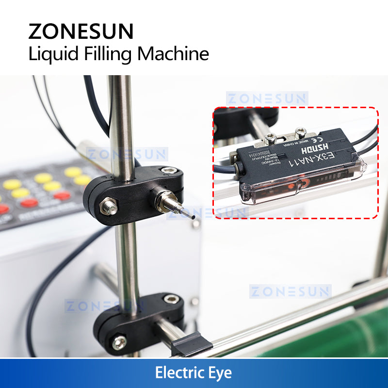 ZONESUN ZS-DPYT200 5-500ml 2 Nozzles Diaphragm Pump Liquid Filling Machine