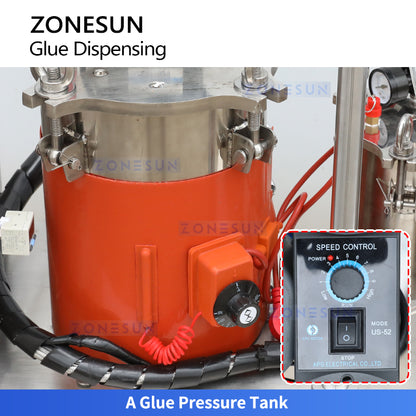 ZONESUN ZS-AGD5 Automatic AB Glue Dispensing Machine Two-Component Epoxy Resin Silicone Mixing Dispensing System