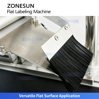 ZONESUN ZS-TB120M Automatic Flat Surface Labeling Machine for Boxes & Pouches Top Labeling Equipment