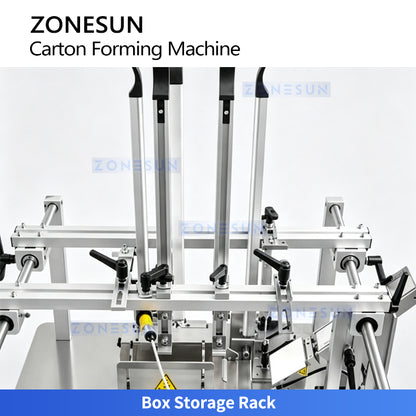 ZONESUN ZS-SEFM01 Compact Paperboard Carton Erector with Vacuum Box Opening System