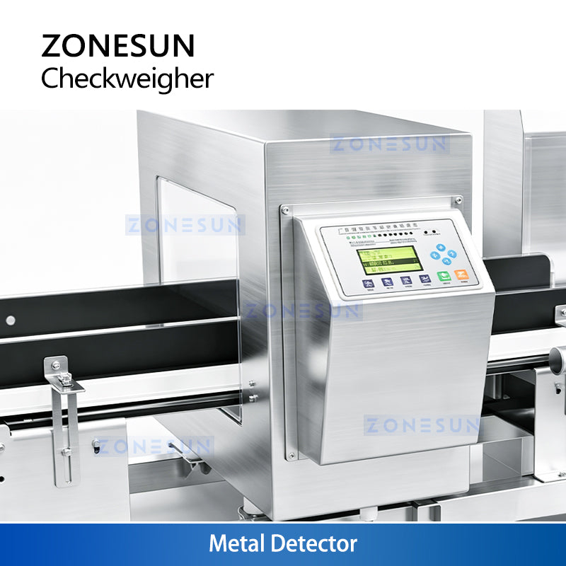 ZONESUN ZS-MD818 Automatic Checkweigher & Metal Detector with Reject System