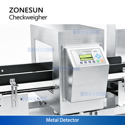 ZONESUN ZS-MD818 Automatic Checkweigher & Metal Detector with Reject System
