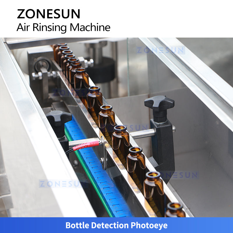 ZONESUN ZS‑WB48 High‑Speed Bottle Cleaning System | Automatic Rotary Vial Air Rinsing Machine  ZONESUNPRO