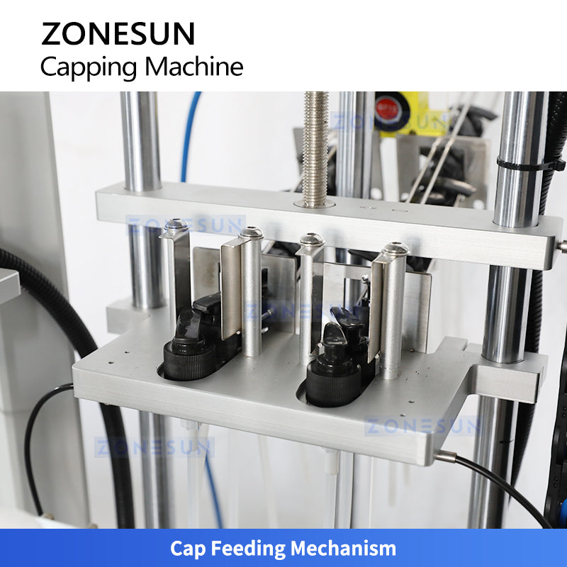 ZONESUN ZS-XG440D2 High Speed Duckbill Pump Spray Cap Capping Machine