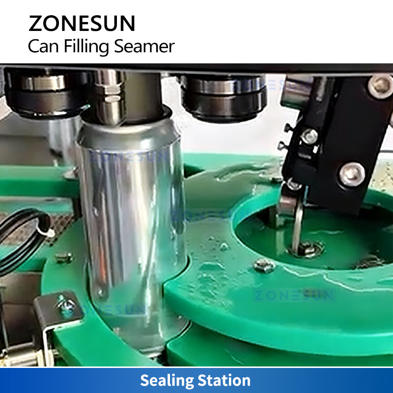 ZONESUN ZS-TRP1 Mobile Automatic Can Soda Water Filling and Seaming Machine  ZONESUNPRO