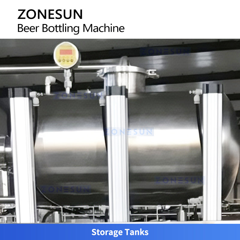 ZONESUN ZS-CFC5 Semi-Automatic Beer Bottle Filling and Capping Machine