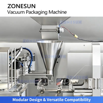ZONESUN ZS-AFS015 Automatic Three-Chamber Vacuum Pouch Packaging Machine