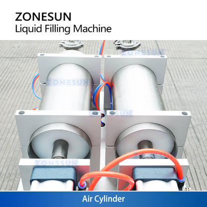 ZONESUN ZS-YTFS2 Pneumatic Standing 2 Nozzles Liquid Filling Machine