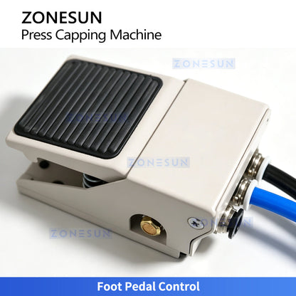 ZONESUN ZS-PDCM100C Pneumatic Paint Can and Large Container Press Capping Machine