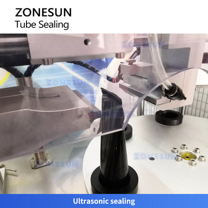 ZONESUN ZS-FS005U Semi-Automatic Ultrasonic Tube Sealing Machine For Toothpaste & Cosmetic