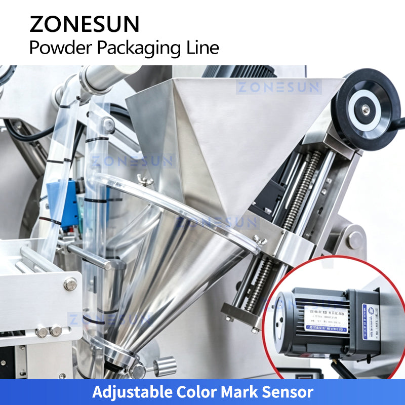 ZONESUN ZS-FAL180X6 Automatic Powder Mixing Feeding Filling Sealing Production Line