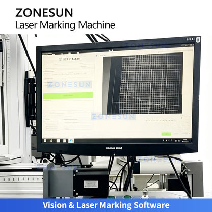 ZONESUN ZS-LMC2 Automatic Precision CCD Camera Laser Marking & Positioning Machine