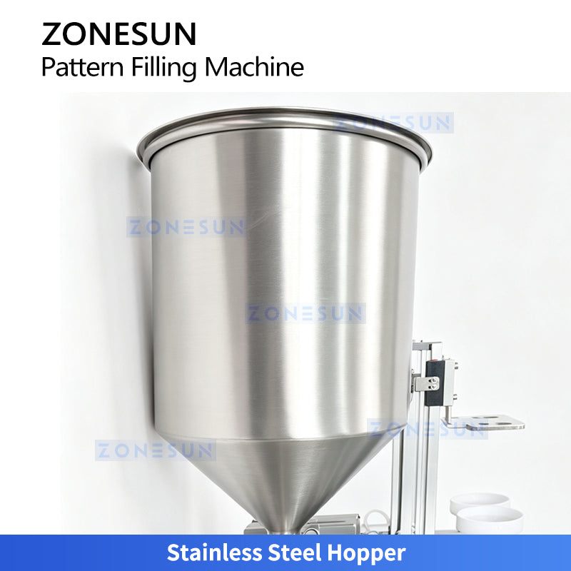 ZONESUN ZS-PGF5 Automatic Dual-Head Cosmetic Cream Filling Machine for Layered Patterns