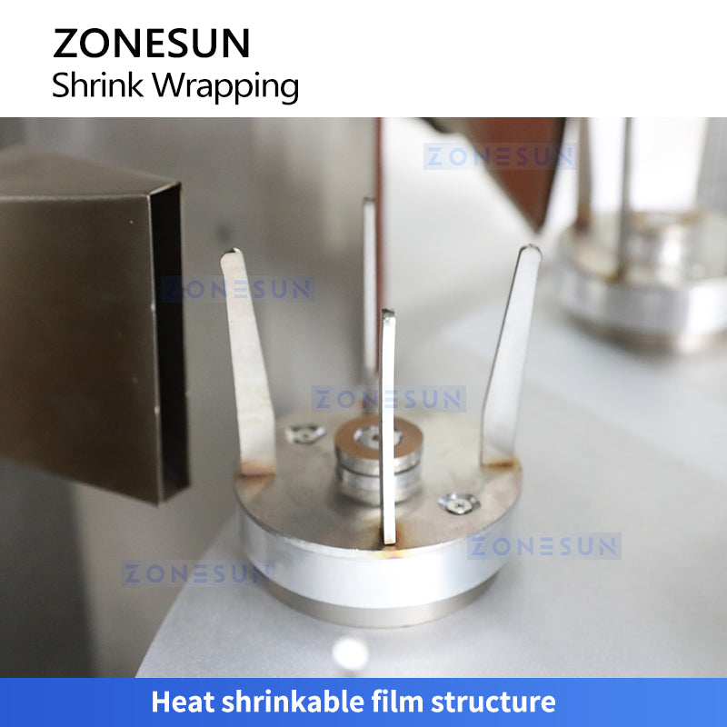 ZONESUN ZS-UDTB50 Rotary Shrinking Sleve Labeling Machine Cosmetic Bottle Labeler