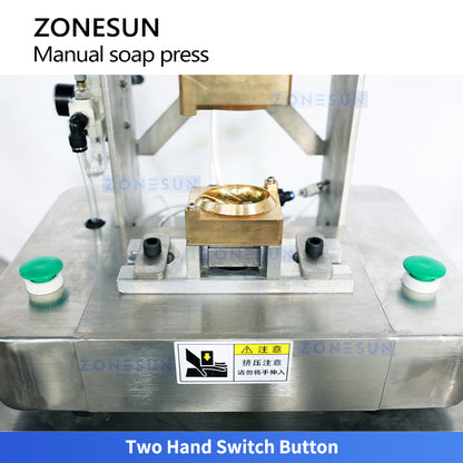 ZONESUN ZS-MYZ1 Pneumatic Soap Molding Machine Manual Soap Press