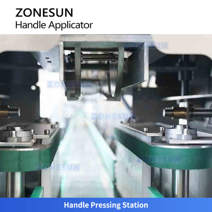 plastic handle application machine