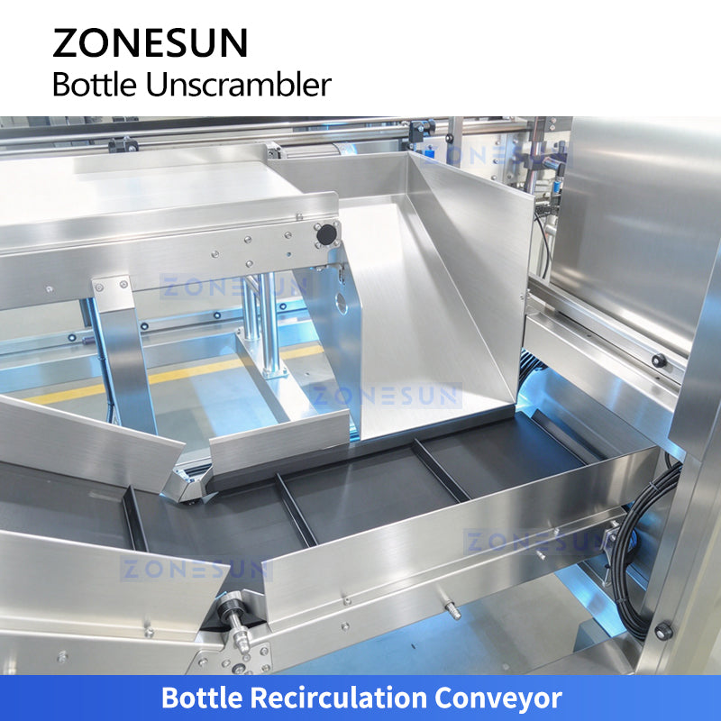 ZONESUN ZS-LP350 Robotic Bottle Unscrambler with Vision System