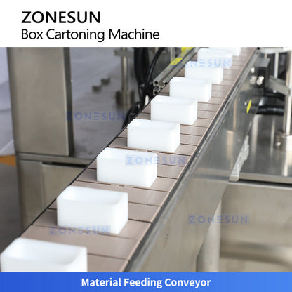 ZONESUN ZS-MSZH50L2 Automatic Vertical Cartoning Machine for Adapter Box Packing
