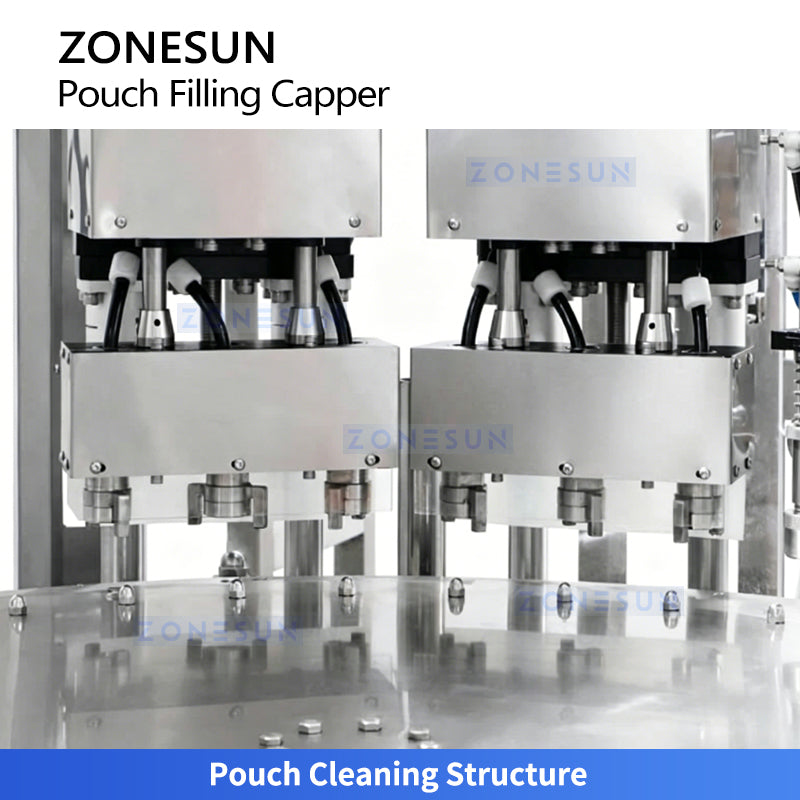 ZONESUN ZS-AFC12M High-Speed Servo Spout Pouch Piston Liquid Packaging Monoblock Machine (Up to 120 Bags/Min) ZONESUN