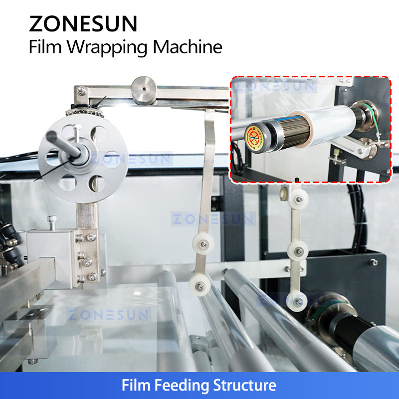 ZONESUN ZS-FPM1 Automatic Cellophane Wrapping Machine | 10–50 Packs/Min | Box Overwrapper  ZONESUNPRO