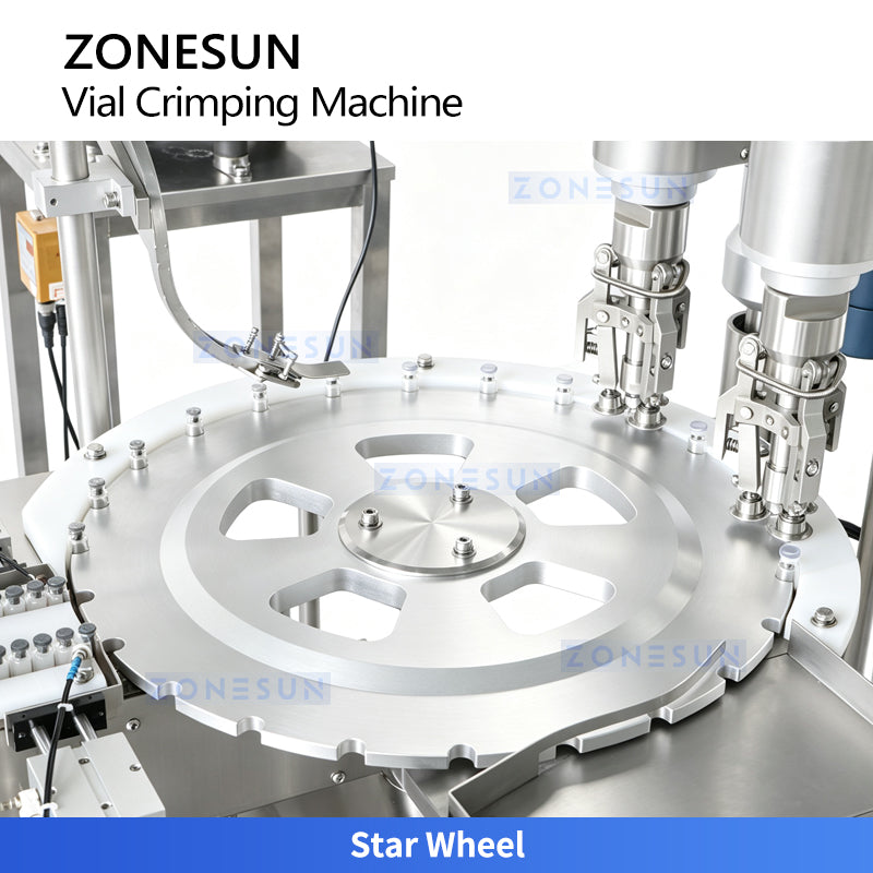 ZONESUN ZS-YG100D Automatic Dual-Head Vial Crimping & Capping Machine
