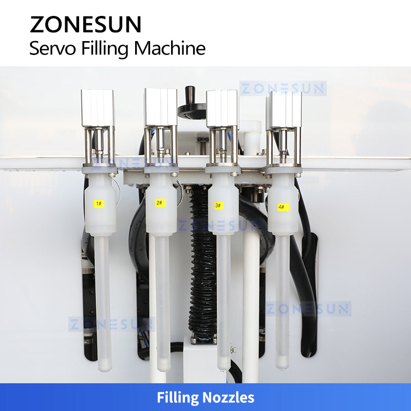 ZONESUN ZS-GYCR4A Automatic Corrosive Liquid Filling Machine Chemical Bottling Packaging