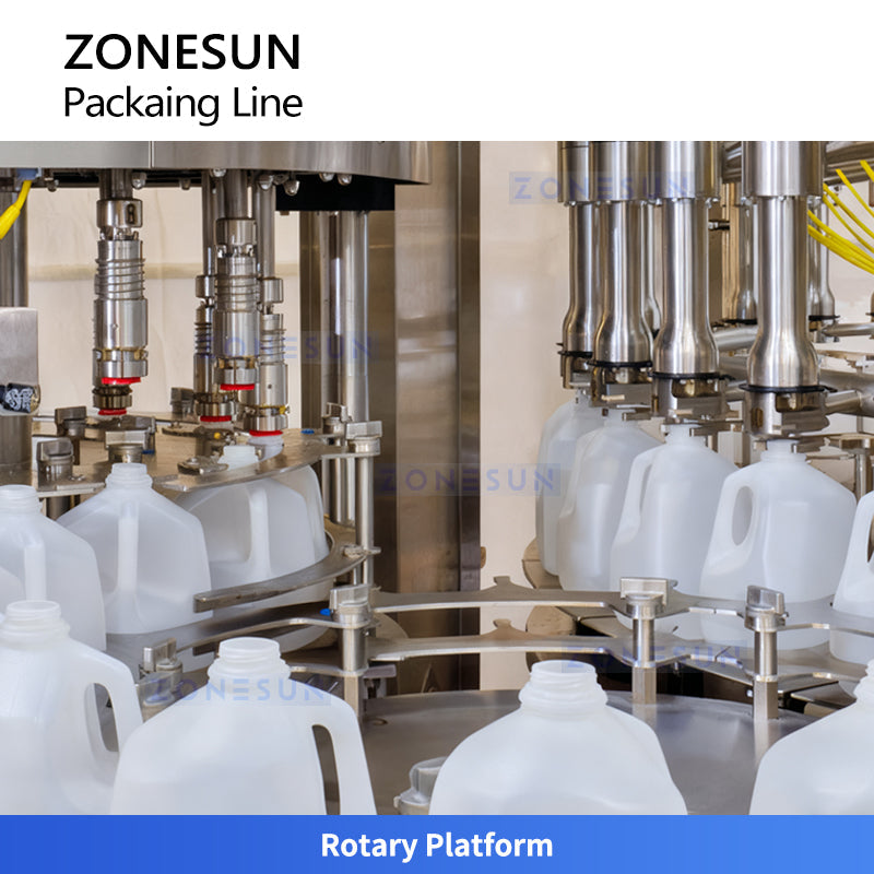 ZONESUN ZS-AFS100 High-Speed Yogurt Drinks Filling and Sealing Machine for Dairy Bottles