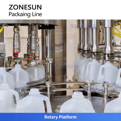 ZONESUN ZS-AFS100 High-Speed Yogurt Drinks Filling and Sealing Machine for Dairy Bottles