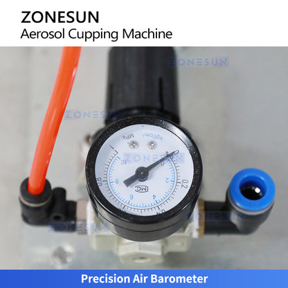 ZONESUN ZS-BG250 Manual Aerosol Can Valve Dismantling Machine