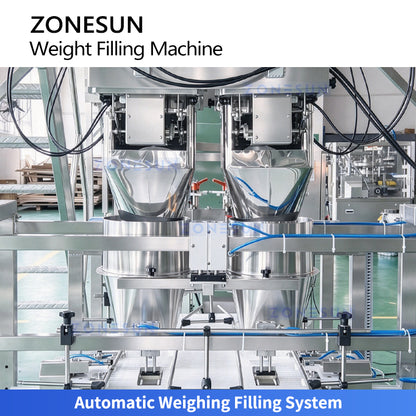 ZONESUN ZS-GWF24 Automatic Multi-Head Weigher & Clamshell Fruit Filling Machine