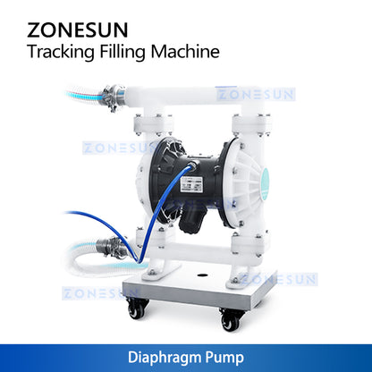ZONESUN ZS-VTGF2 Servo Gear Pump Viscous Liquid Tracking Filling Machine