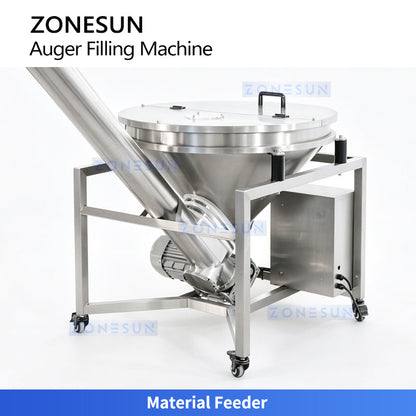 ZONESUN ZS-FM5D Automatic Dual Head Auger Powder Filling Machine 150 L hopper Mixing Filler